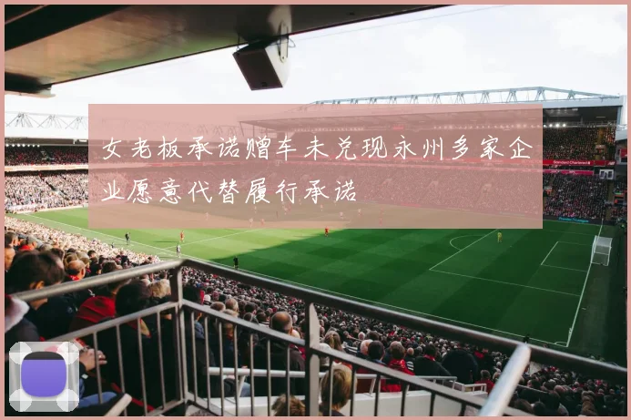 女老板承诺赠车未兑现永州多家企业愿意代替履行承诺